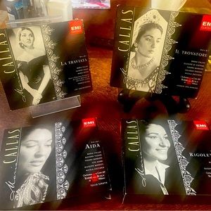 4 Complete Verdi Operas with Maria Callas on CD’s.